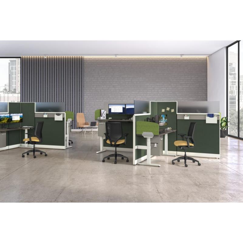Estacion de trabajo de oficina cubica