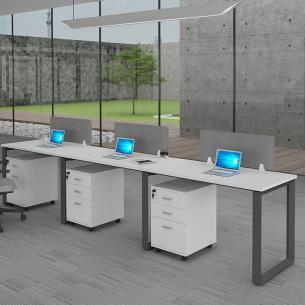 Estacion de trabajo de particiones de oficina