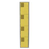 Locker Color Amarillo - 4 Puertas
